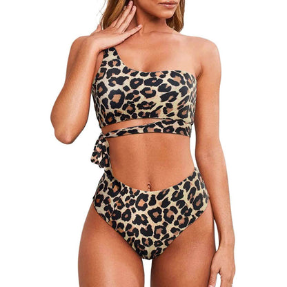 Women's One Shoulder High Waist Bikini DailySale