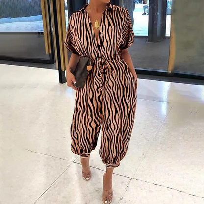 Women's Ordinary Deep V Jumpsuit DailySale