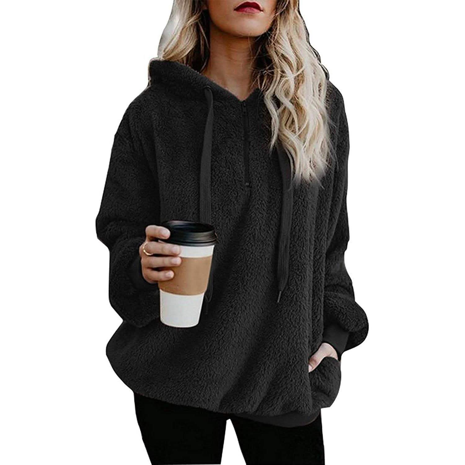 Women's Oversized Fleece Hoodie DailySale