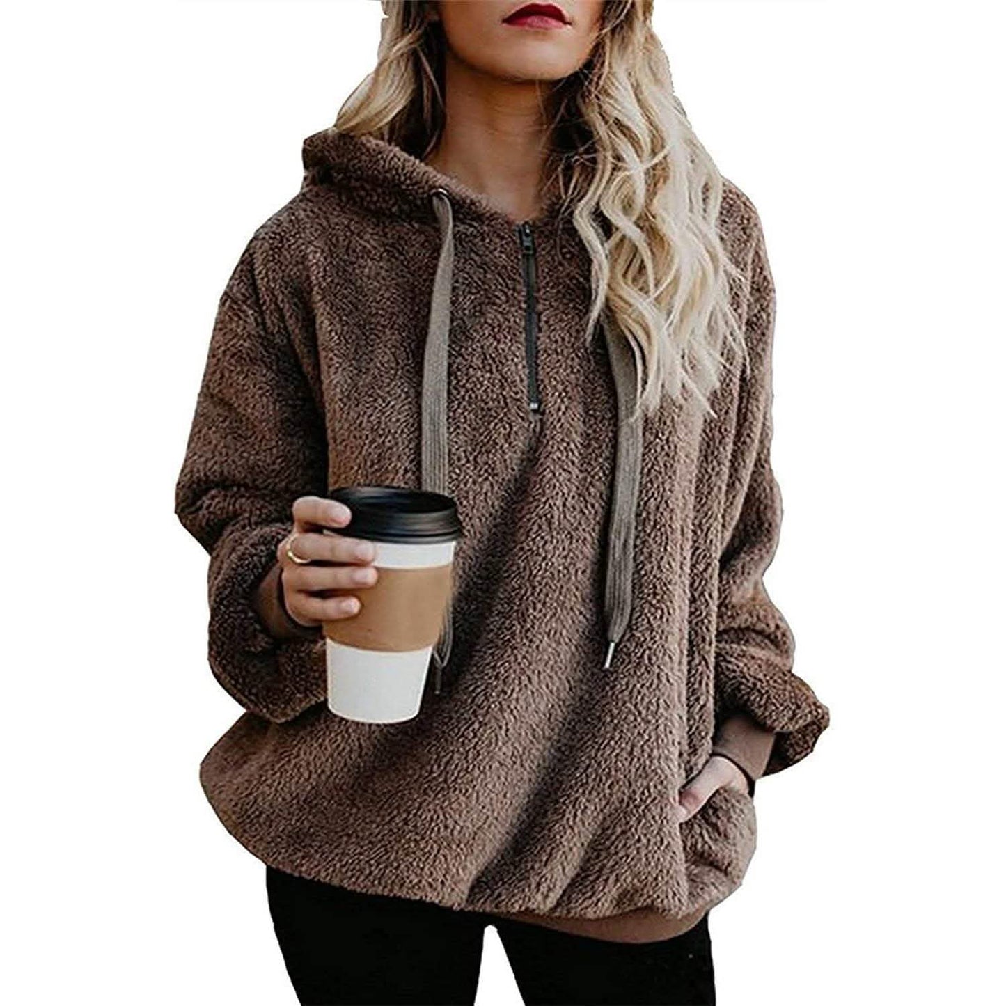 Women's Oversized Fleece Hoodie DailySale