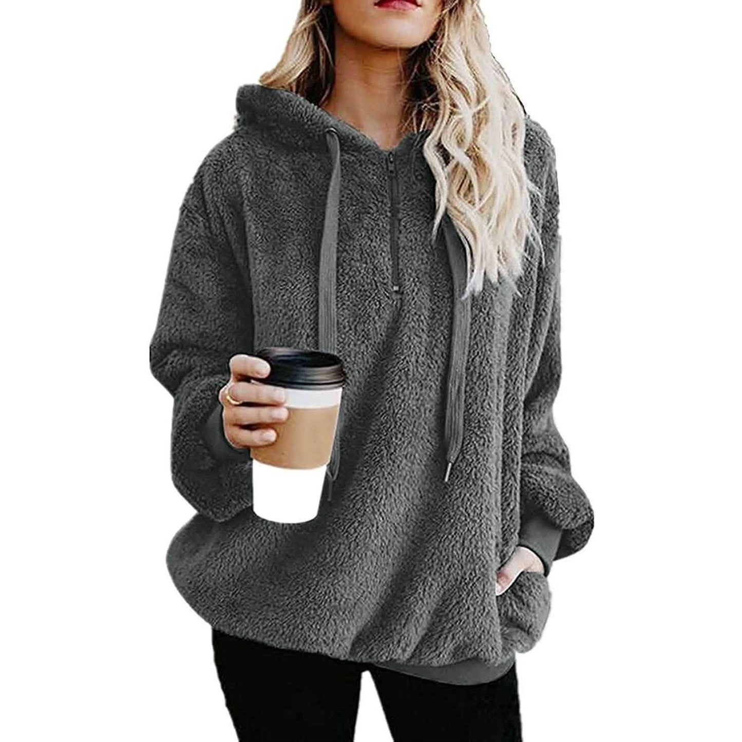 Women's Oversized Fleece Hoodie DailySale