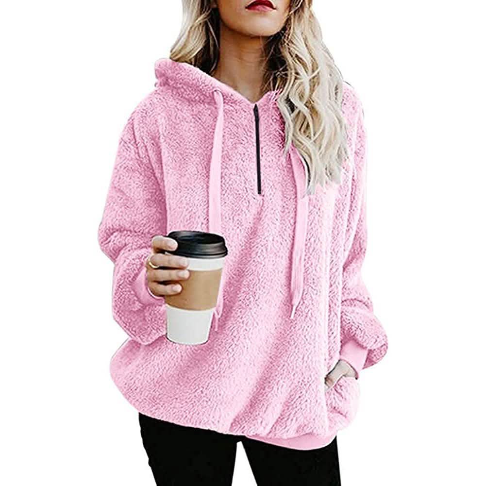 Women's Oversized Fleece Hoodie DailySale