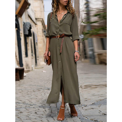 Women's Oversized Loose Shirt Dress DailySale