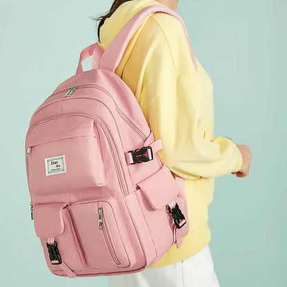 Women's Oxford Fabric Adjustable Large Capacity Backpack DailySale