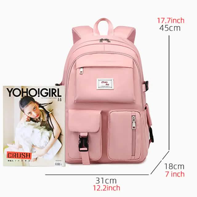 Women's Oxford Fabric Adjustable Large Capacity Backpack DailySale