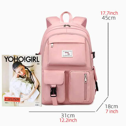 Women's Oxford Fabric Adjustable Large Capacity Backpack DailySale