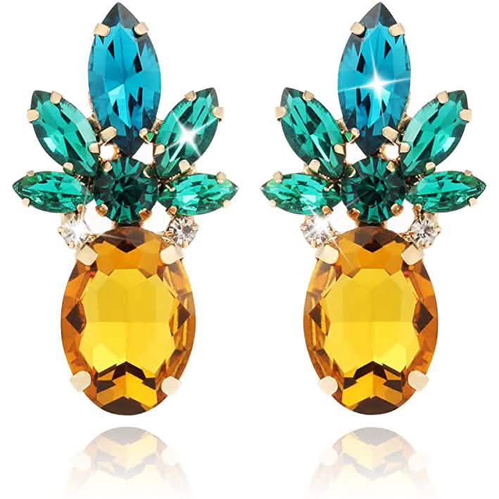 Women's Pineapple Earrings DailySale