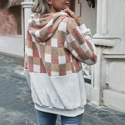 Women's Plaid Casual Daily Sports Other Prints Streetwear Hoodies DailySale