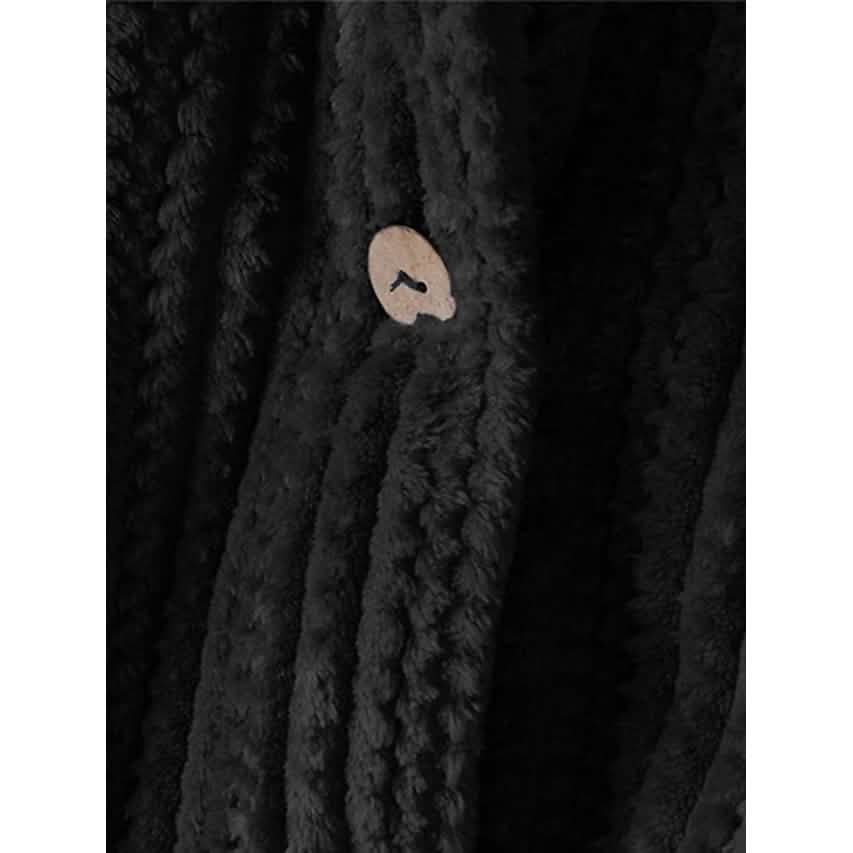 Women's Plus Size Coat Button Pocket DailySale