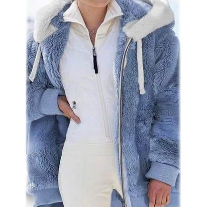 Women's Plus Size Hoodie Coat Long Sleeve DailySale