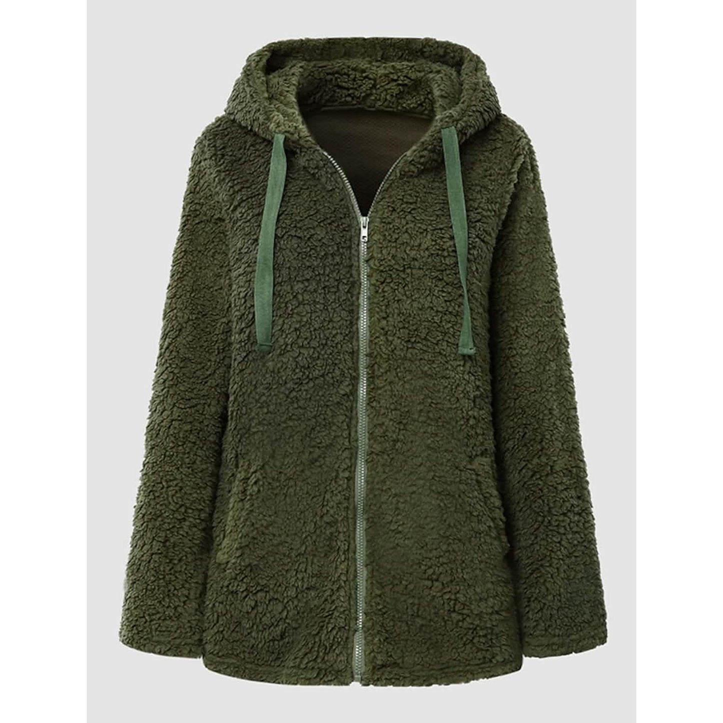Women's Plus Size Hoodie Coat Long Sleeve DailySale