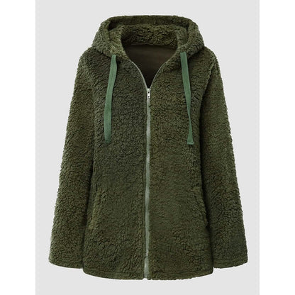 Women's Plus Size Hoodie Coat Long Sleeve DailySale