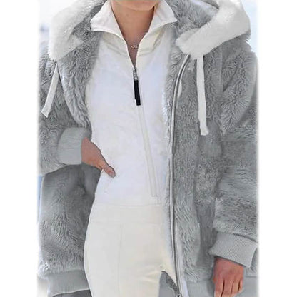Women's Plus Size Hoodie Coat Long Sleeve DailySale