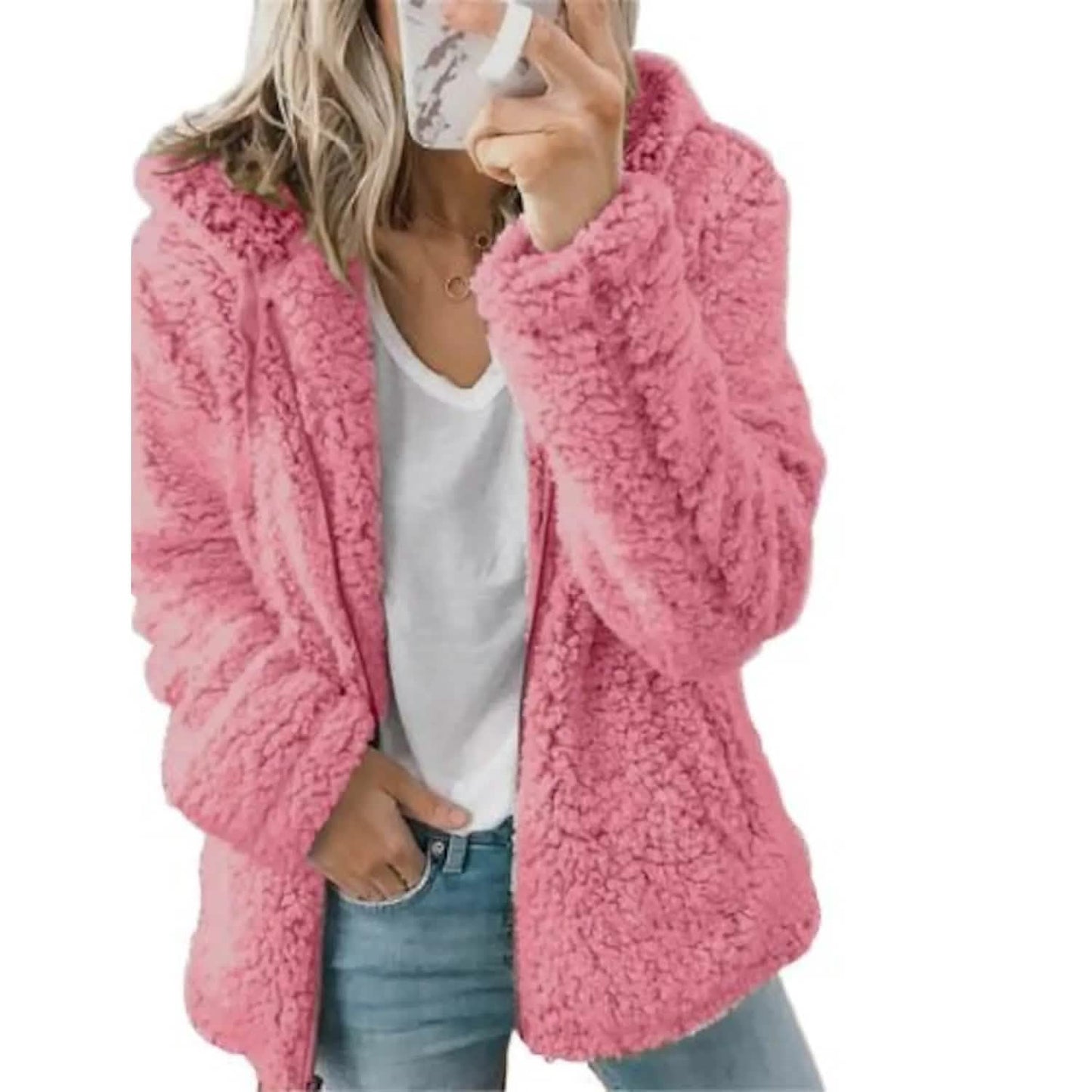 Women's Plus Size Hoodie Coat Long Sleeve DailySale