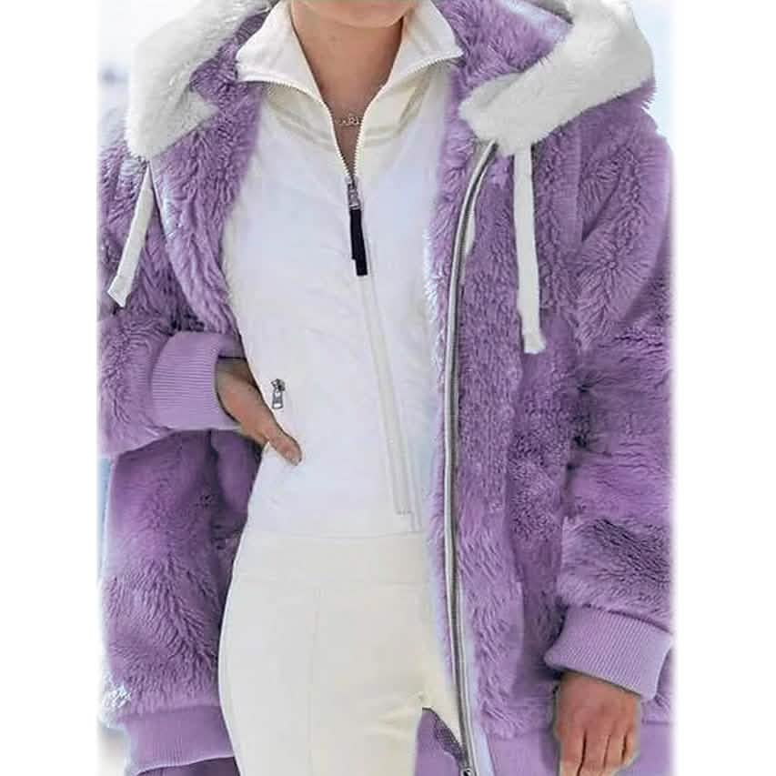 Women's Plus Size Hoodie Coat Long Sleeve DailySale