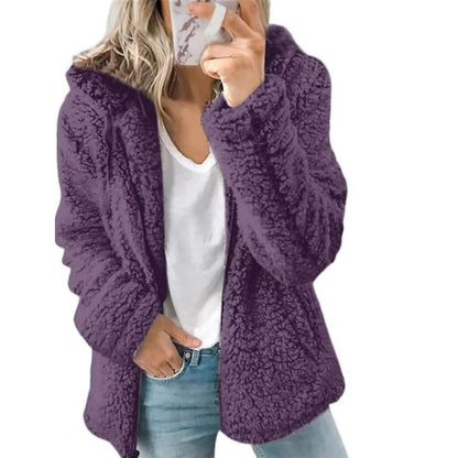 Women's Plus Size Hoodie Coat Long Sleeve DailySale