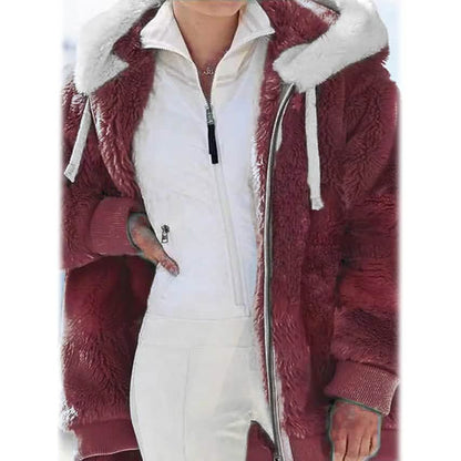 Women's Plus Size Hoodie Coat Long Sleeve DailySale