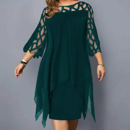 Women's Plus Size Solid Color Sheath Dress DailySale