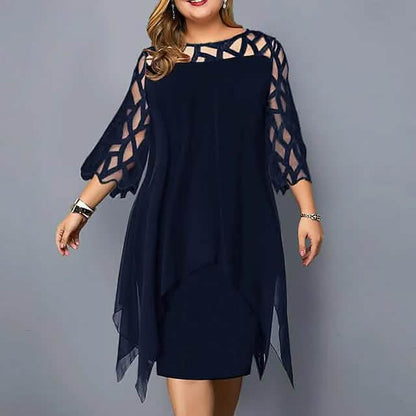 Women's Plus Size Solid Color Sheath Dress DailySale