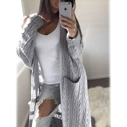 Women's Pocket Knitted Cardigan Sweater DailySale