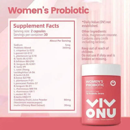 Women's Probiotic Vitamin Capsules DailySale