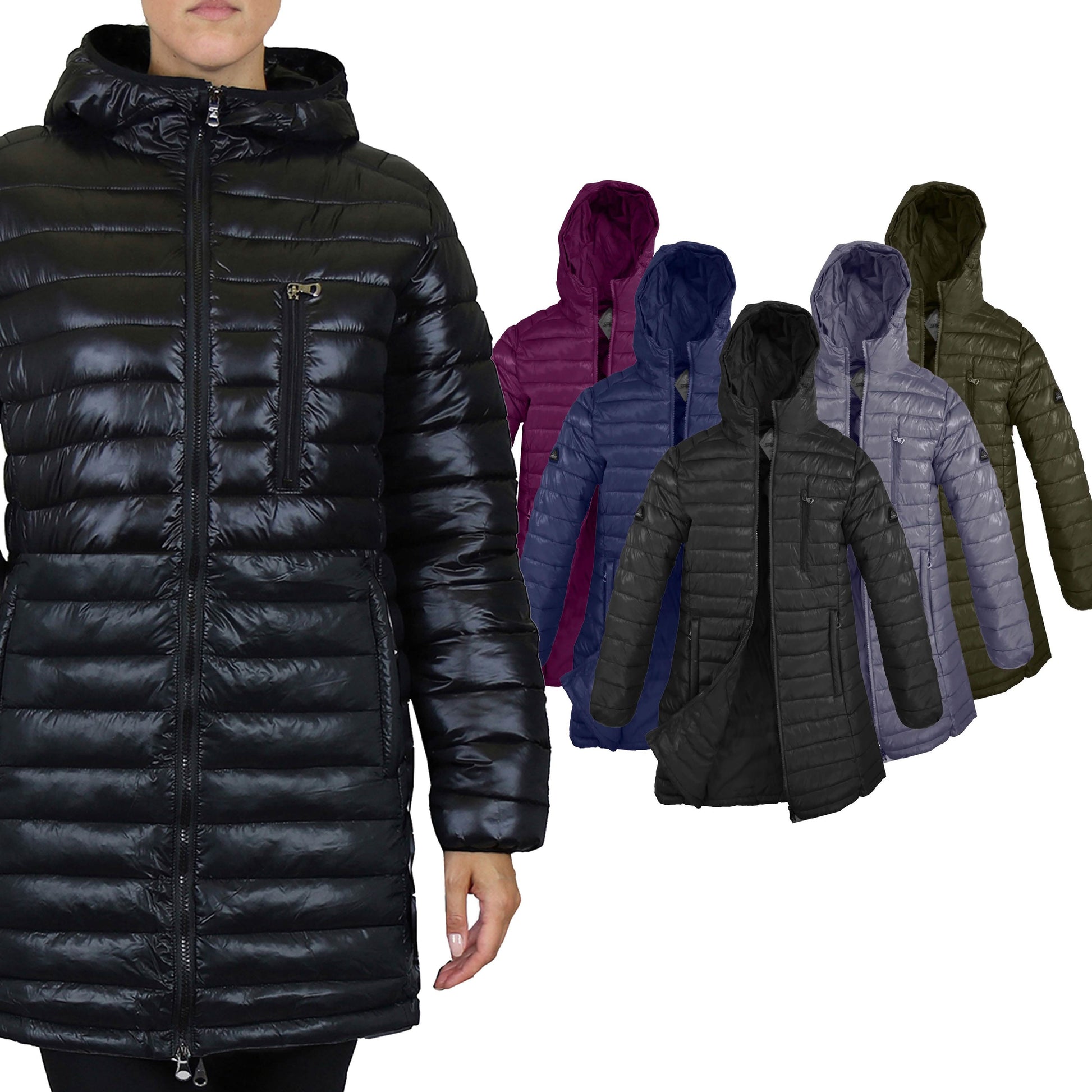 Women's Puffer Bubble Jacket With Non-Detachable Hood DailySale