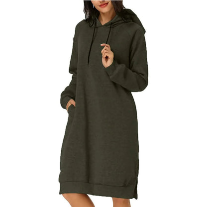 Womens Pullover Hoodie Dress DailySale