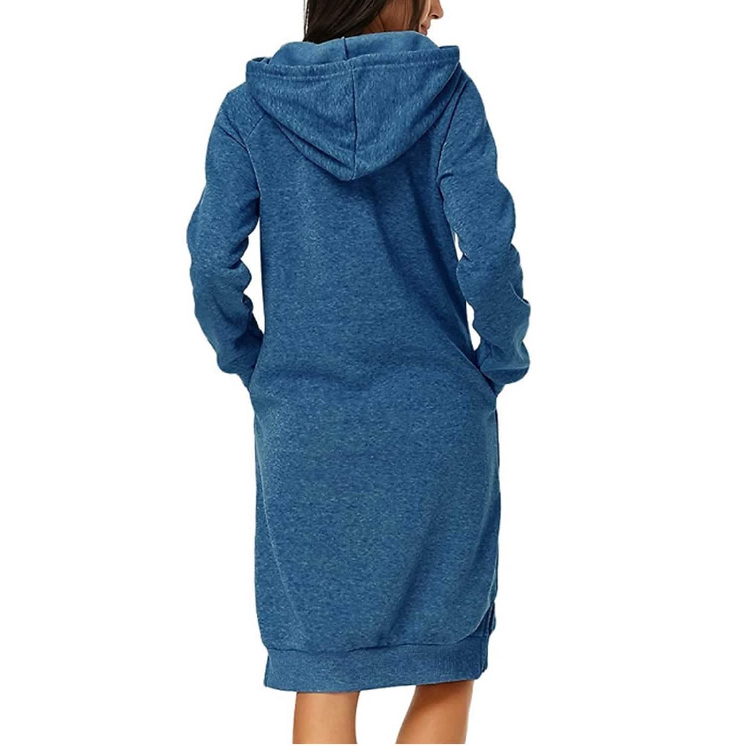 Womens Pullover Hoodie Dress DailySale