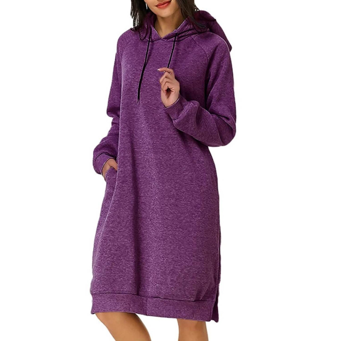 Womens Pullover Hoodie Dress DailySale