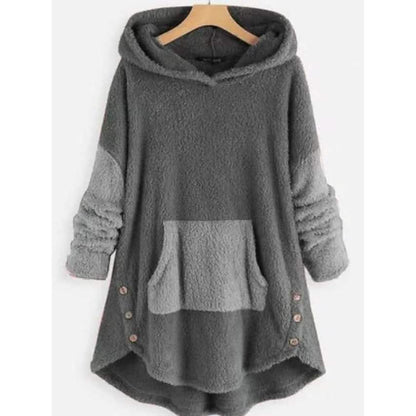Women's Pullover Solid Colored Hoodie DailySale