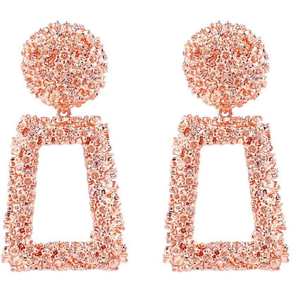 Women's Rectangular Geometric Drop Earrings DailySale
