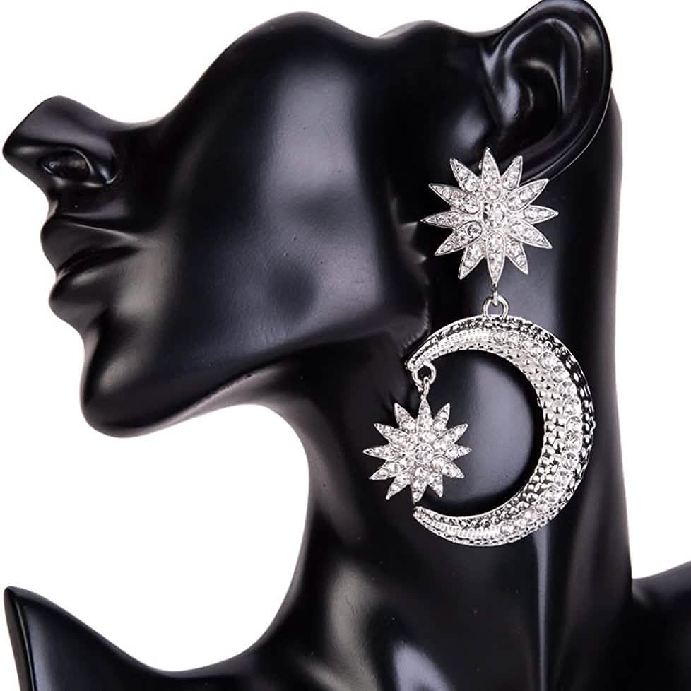 Women's Rhinestone Punk Earrings DailySale