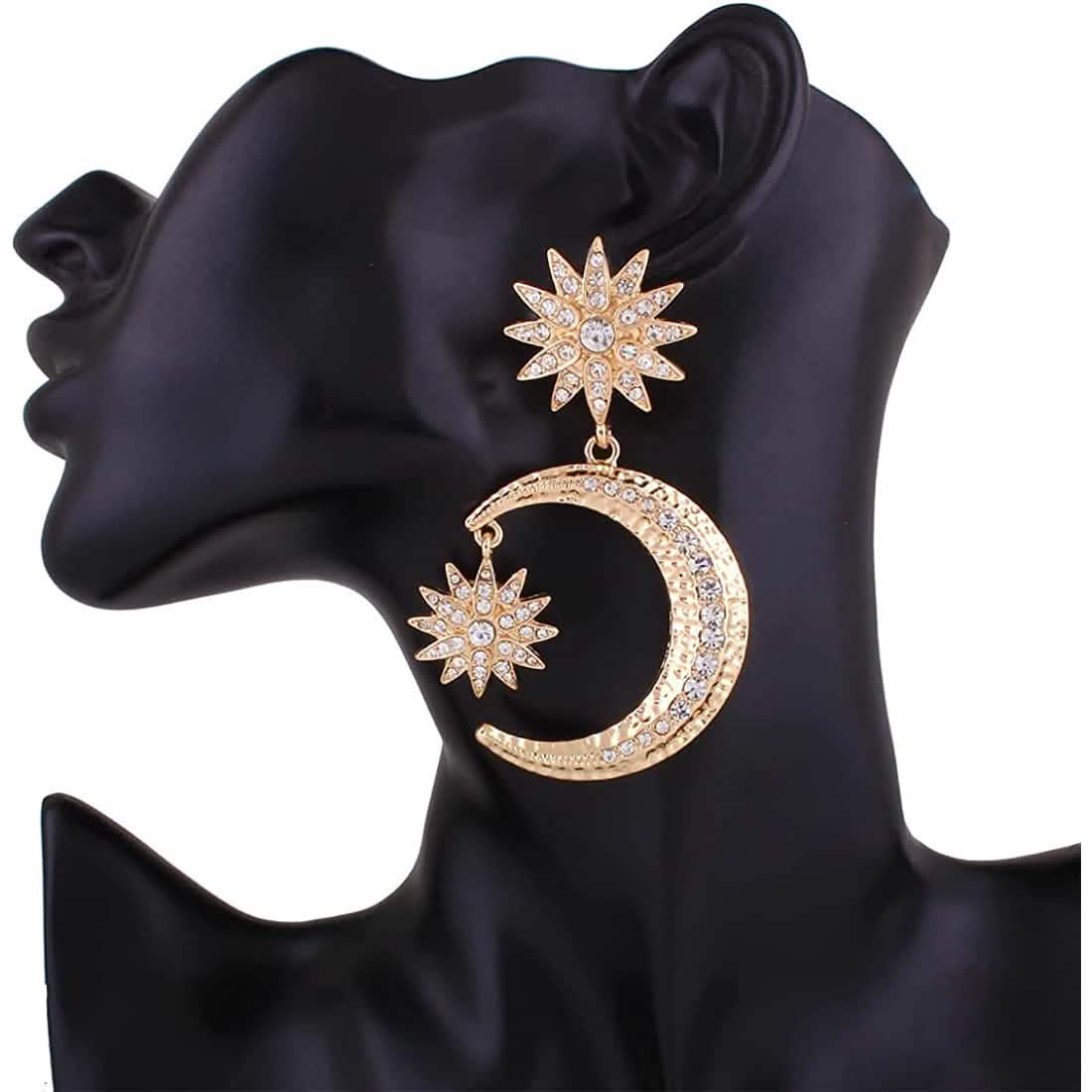 Women's Rhinestone Punk Earrings DailySale