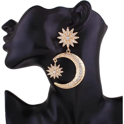 Women's Rhinestone Punk Earrings DailySale
