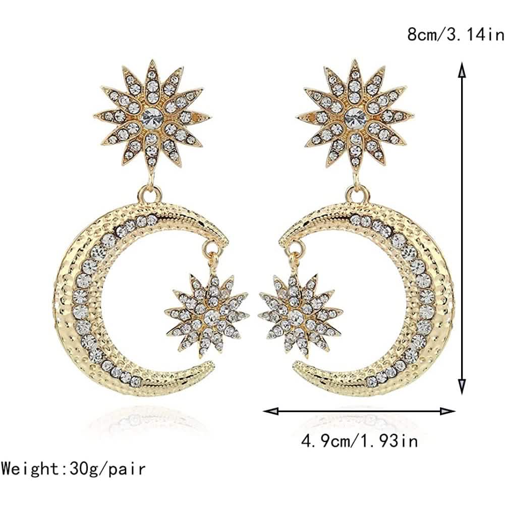 Women's Rhinestone Punk Earrings DailySale