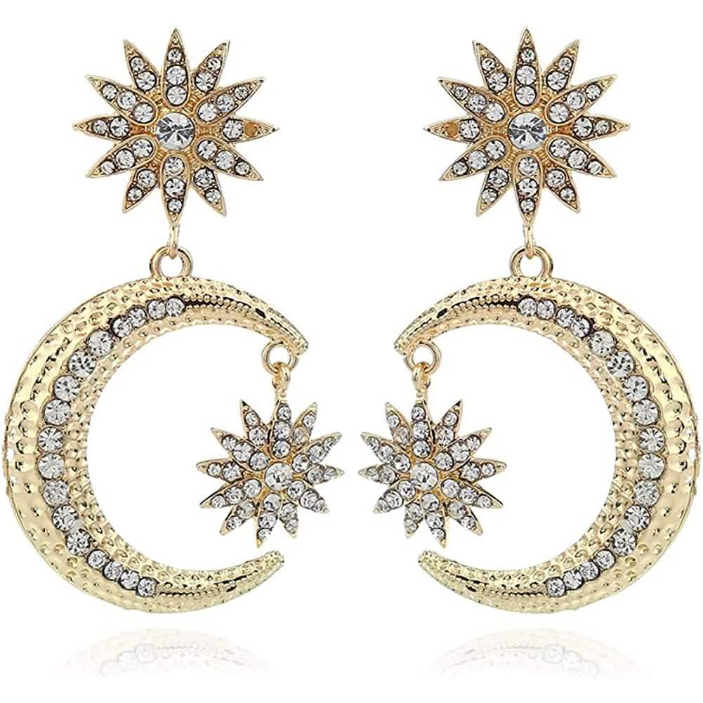 Women's Rhinestone Punk Earrings DailySale