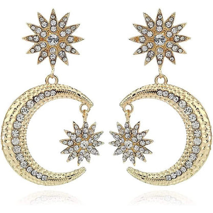 Women's Rhinestone Punk Earrings DailySale
