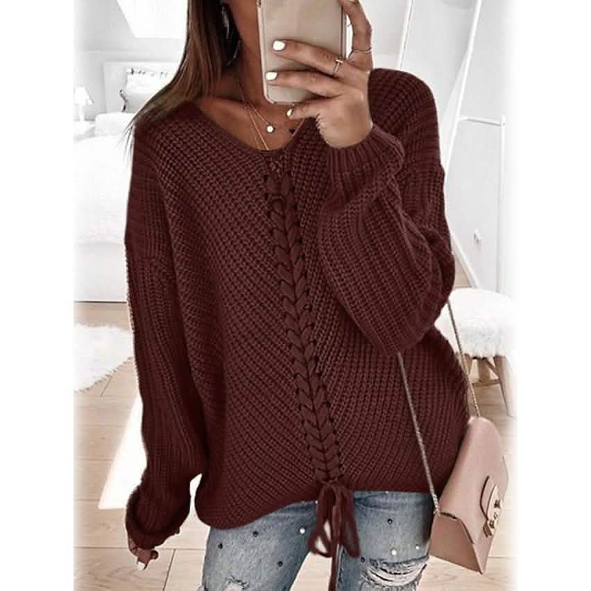 Women's Ribbed Knit Long Sleeve Lightweight Tunic Top DailySale