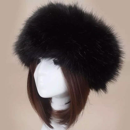 Women's Russian Faux Fluffy Fox Fur Hat DailySale