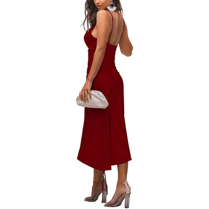 Women's Satin Spaghetti Strap Dress DailySale