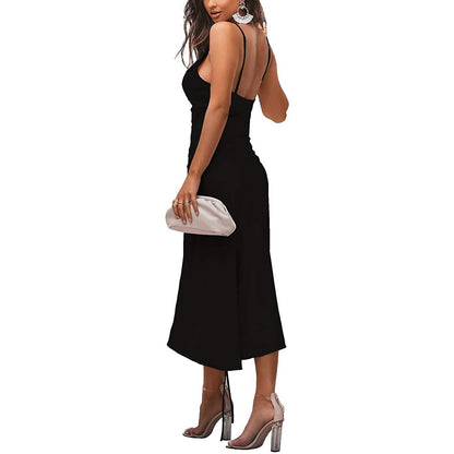 Women's Satin Spaghetti Strap Dress DailySale