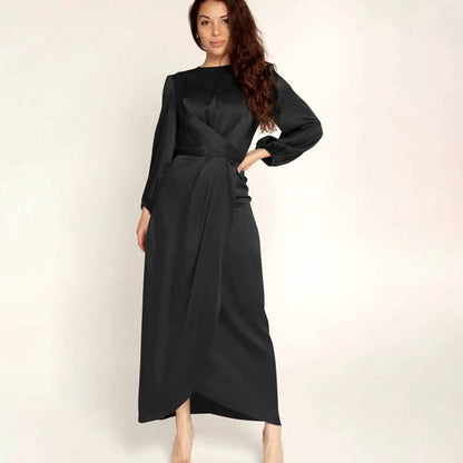 Women's Satin Swing Maxi Dress DailySale