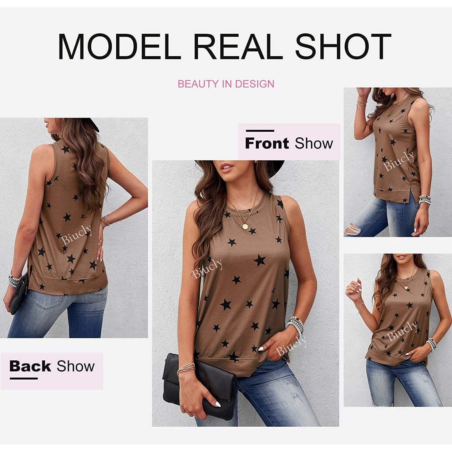 Women's Scoop Neck Tank Tops DailySale