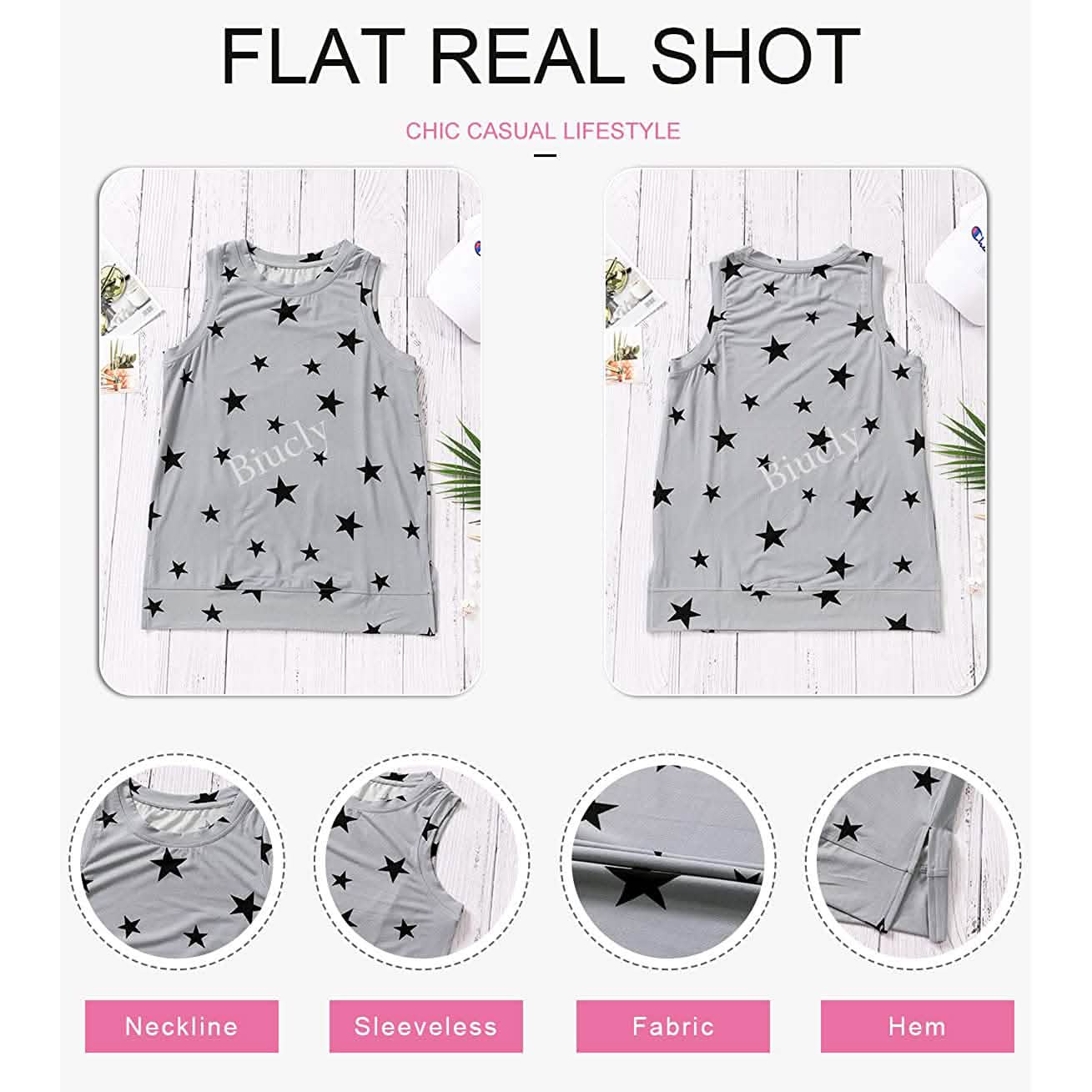 Women's Scoop Neck Tank Tops DailySale