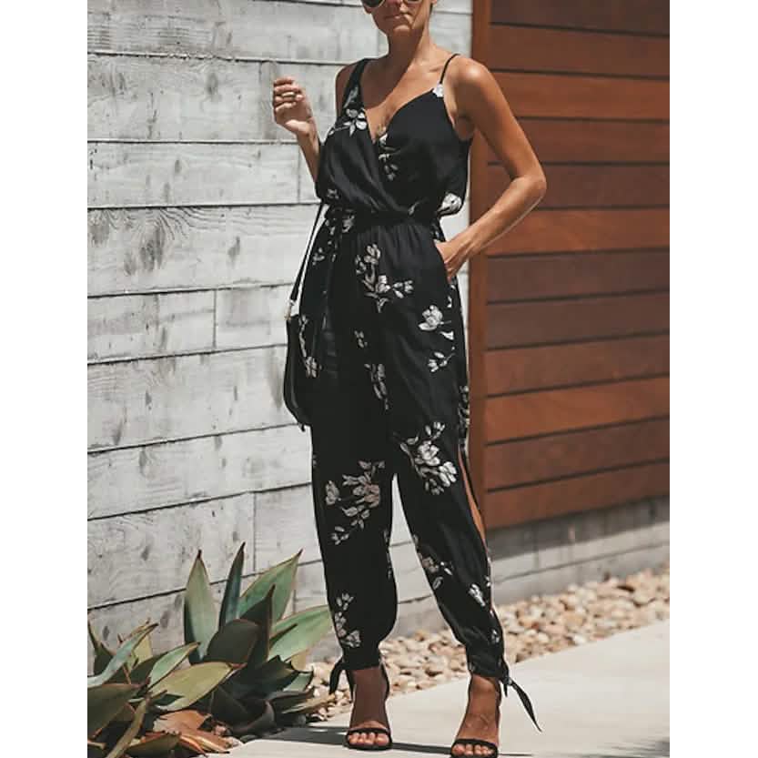Women's Sexy Casual Daily V Neck Jumpsuit DailySale