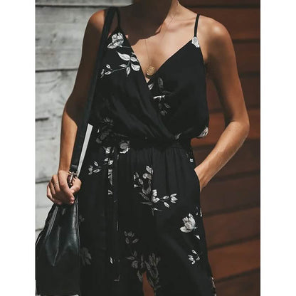 Women's Sexy Casual Daily V Neck Jumpsuit DailySale