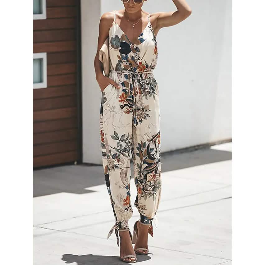 Women's Sexy Casual Daily V Neck Jumpsuit DailySale