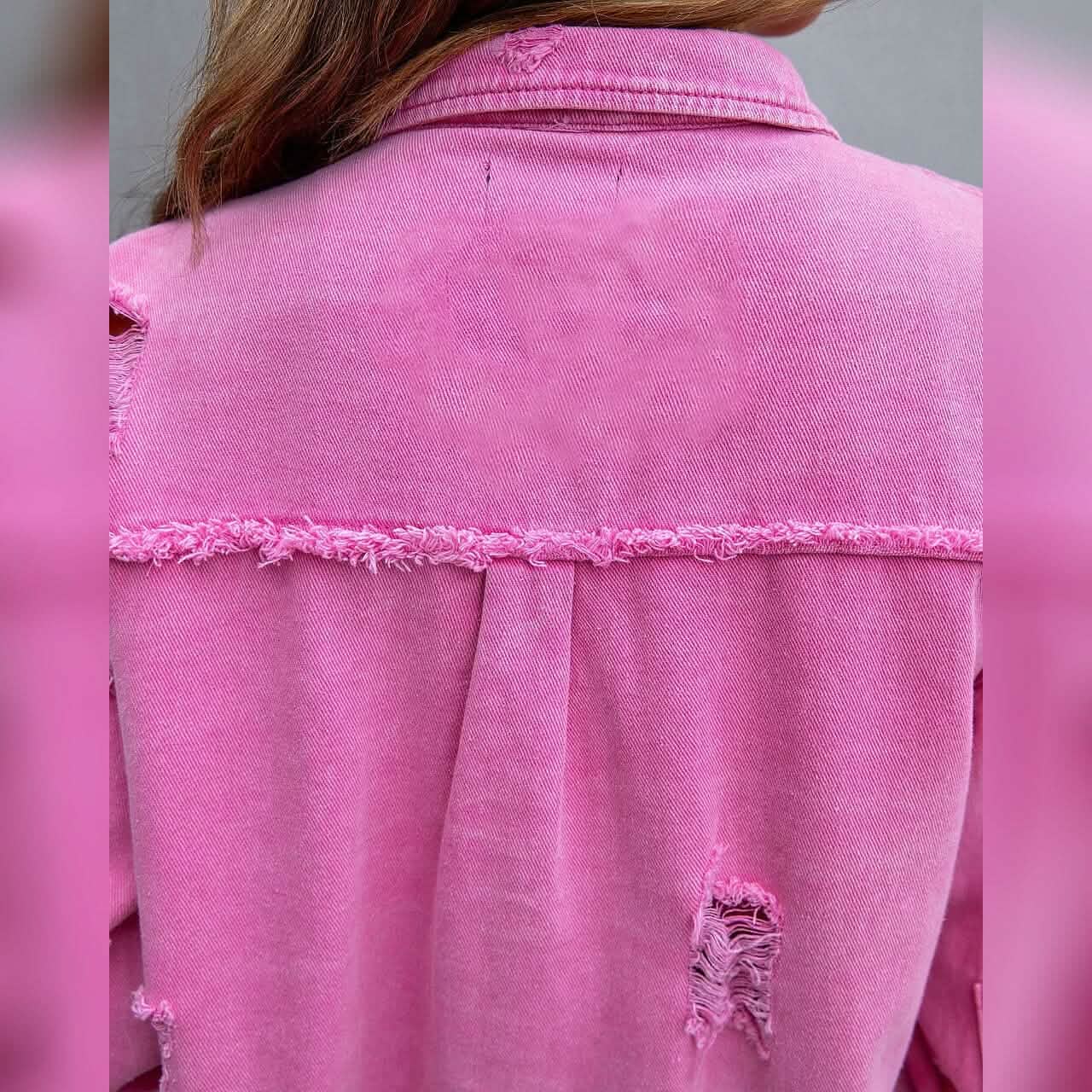 Women's Shacket Long Sleeve Denim DailySale