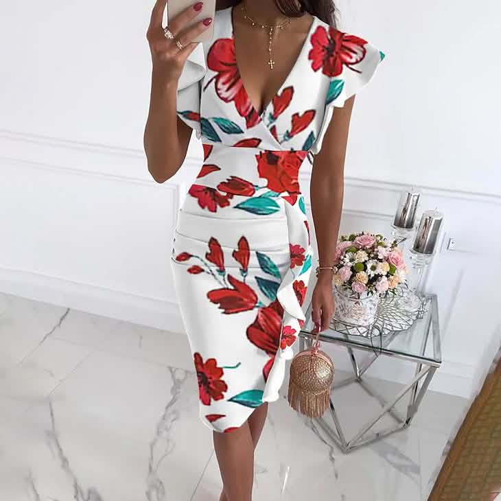 Women's Sheath Knee Length Dress DailySale