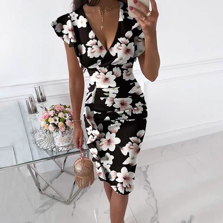 Women's Sheath Knee Length Dress DailySale